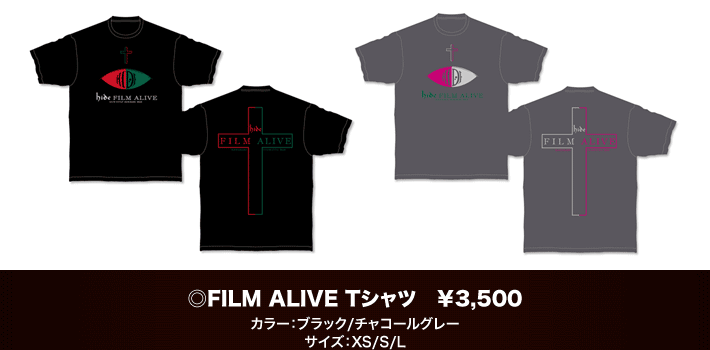 FILM ALIVE Tシャツ