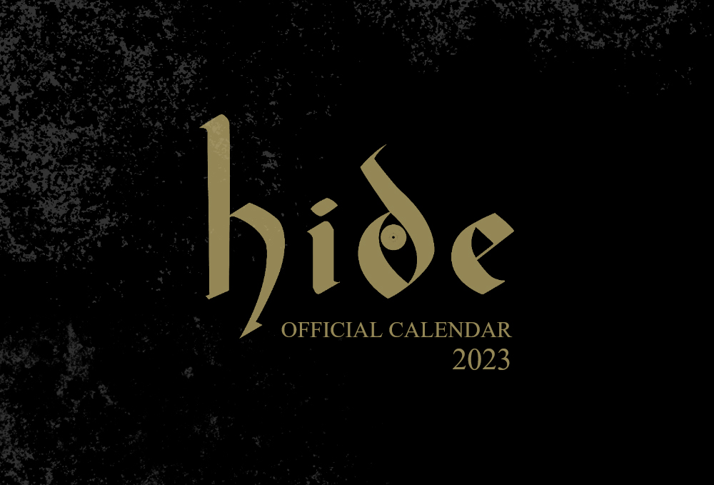 hide Official Calendar 2023 【ポスタータイプ/数量限定】 発売決定